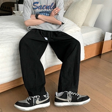 K503-P452025新款亚麻棉麻九分裤男士大码休闲裤港风直筒裤子，男装休闲裤，电商B280-1（原A049）