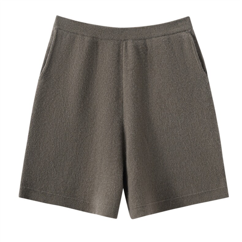 2025年秋季时尚百搭通勤休闲女士羊绒短裤，女装休闲裤，萨奥羊绒