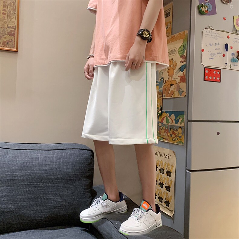 现货DM30-P30男装夏款直筒宽松休闲运动短裤松紧腰五分裤,男装牛仔裤,电商D321-1