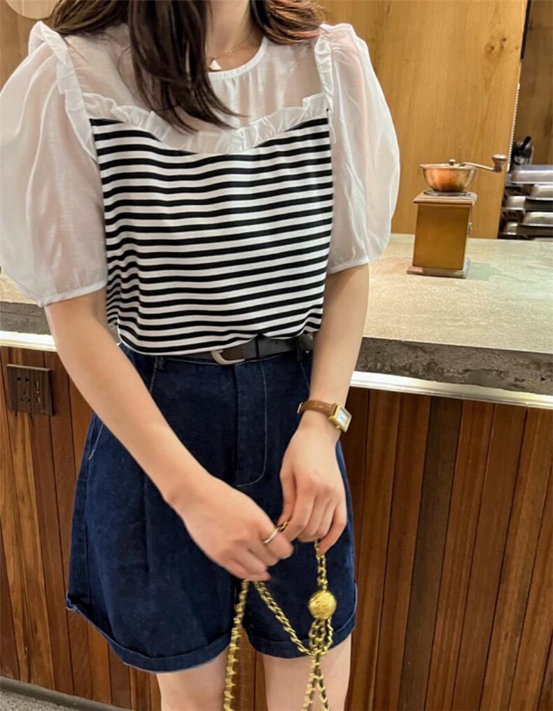 拼接设计上衣，其它，唯品