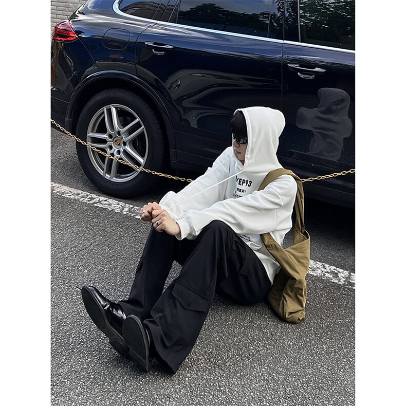 B221美式ins高街暗黑多口袋直筒工装休闲裤LK24153-P65控88,男装休闲裤,电商B221