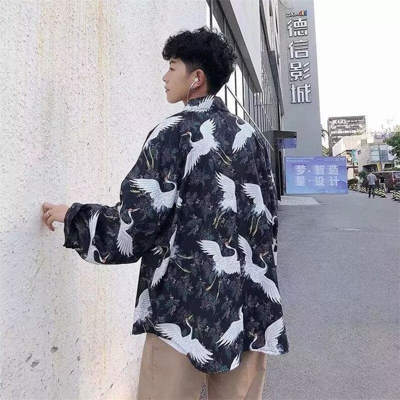 1506/Q3210/P31新款衬衫男秋装宽松小众男生潮流百搭休闲外套,男装衬衫,星座1506