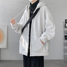 8XL-M高品质！卫衣厚外套男加绒加厚开衫羊羔毛卫衣WY13P68控88，男装卫衣，电商D206-1