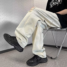时尚都市文艺原宿牛仔裤春季中腰修身长裤男C947P42，男装牛仔裤，星座1116-2