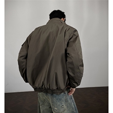 W85129特P90控158工装立体口袋宽肩立领加厚棉衣棉服男，男装棉衣，电商B205