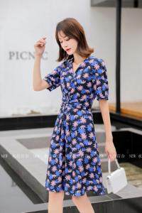 夏装新款，女装，水恋百合