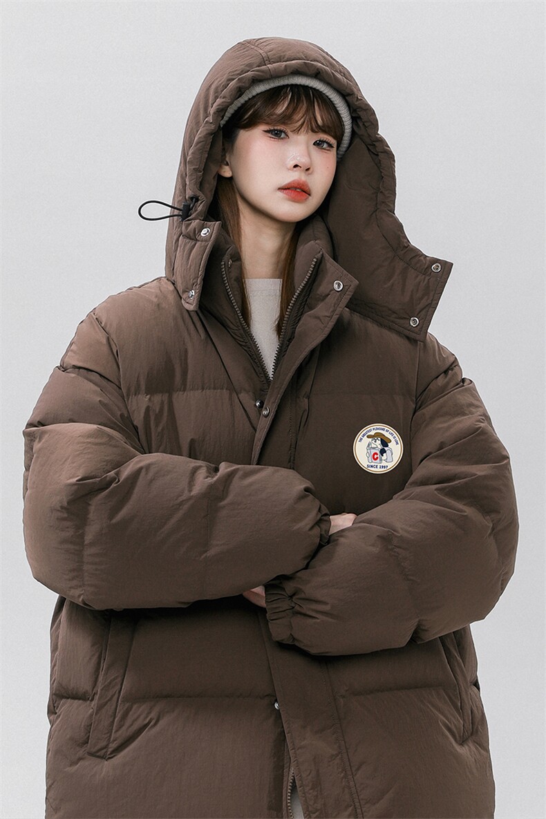 中性风新款冬季潮流加厚连帽白鸭绒羽绒服外套YR63607P225控298,男装羽绒服,电商A268