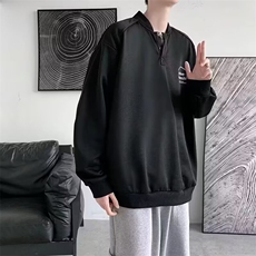 休闲卫衣男士春秋季新款圆领大码上衣青少年百搭打底衫357/P45，男装T恤，星座506