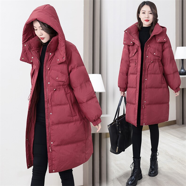 2024新款时尚潮流女装长款羽绒服保暖显瘦大码外套,女装羽绒服,凯瑟曼