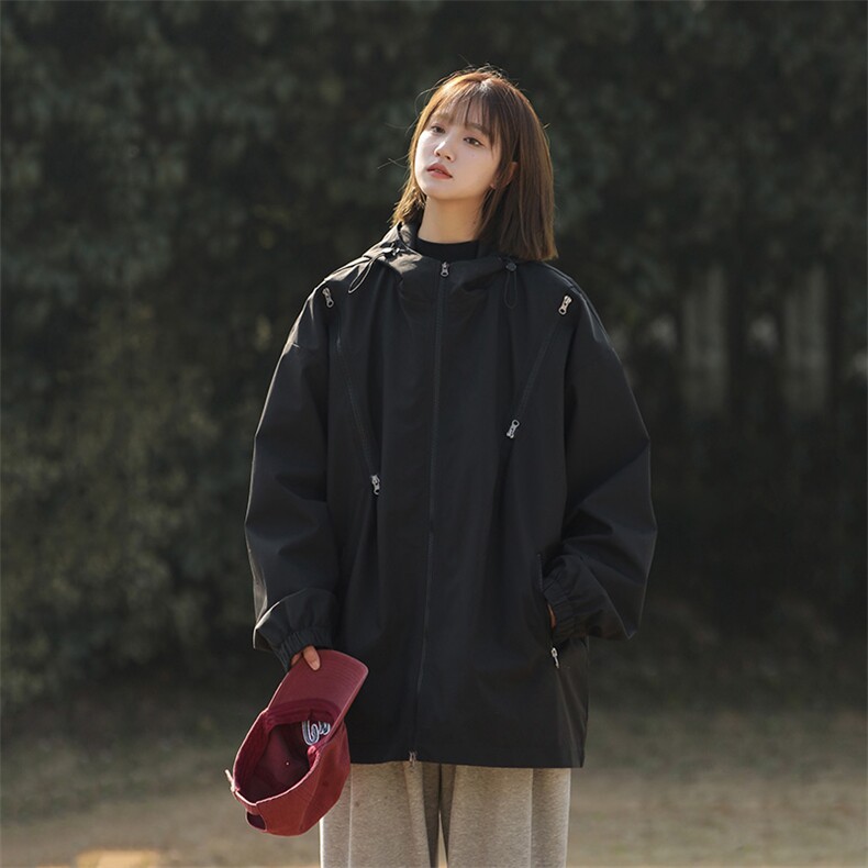 新款现货户外连帽夹克男 冲锋衣外套JK815 -P70图片
