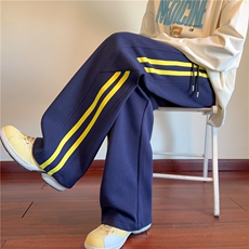 藏青黄条