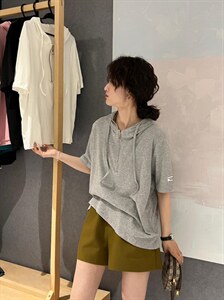 7329-1短袖帽衫图片