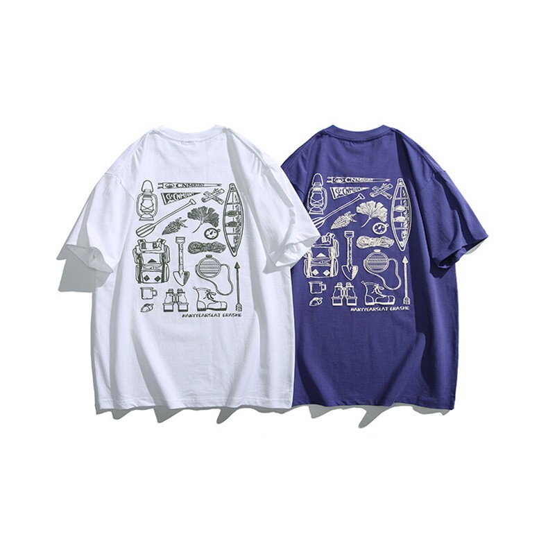 2025夏季新款潮牌日系男装T恤T1002，男装T恤，电商A101（原外27）