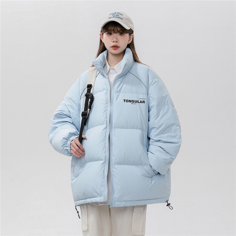 中性风新标白鸭绒时尚立领字母印花羽绒服A268-YR304P225控298,男装羽绒服,电商A268