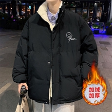 ！2023秋冬笑脸印花棉衣男保暖时尚棉服外套MY102特P78，男装棉衣，电商B220