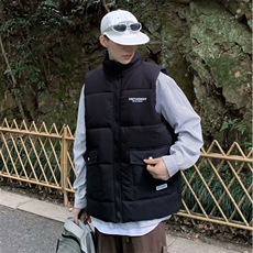 马甲男冬季外套男士棉坎肩背心潮流大码马夹新款LS80-P58，男装背心/马甲，星座1109-3