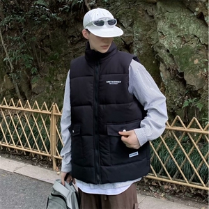 马甲男冬季外套男士棉坎肩背心潮流大码马夹新款LS80-P58图片