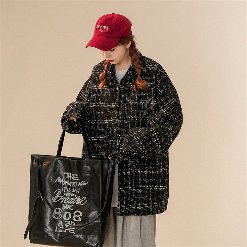 1中性风小香风长袖衬衫女大码中性风情侣潮衬衫CCS8019P45控68,男装衬衫,星座226-2