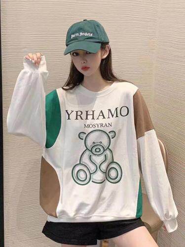 【现货】新款烫钻熊卫衣，女装卫衣/绒衫，衣尚怡