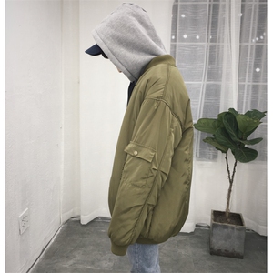 港风 纯色面包服男棒球服加棉加厚棉衣棉袄外套XZ1213-DZ13-P68图片
