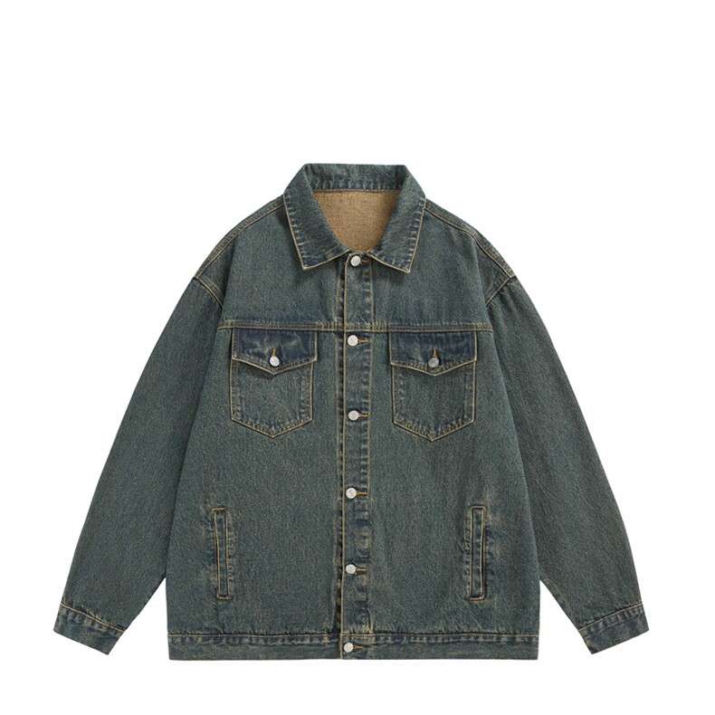 25春季新款牛仔水洗韩版复古夹克外套N77/P85138，男装夹克，星座202-1