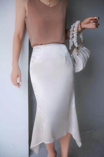 不规则气质鱼尾裙，女装，盛歌玛