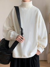 高档圆领针织毛衣男秋季慵懒风线衣外套宽松内搭打底，男装针织衫/毛衣，星座1206（原A206）