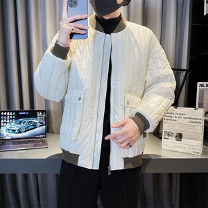 直播冬新款棉衣羽绒棉男潮牌男加厚棉服港风宽松外套MY5056图片