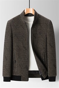 2023冬加厚夹克男中年爸爸冬装立领外套上衣爸爸装SFT82188-P175,男装夹克,电商B212（原钱塘6029）