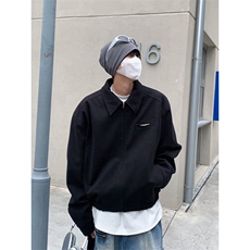 W9292-P80网图现货春季新款飞行员夹克美式复古垫肩棒球服外套，男装夹克，星座1608-2