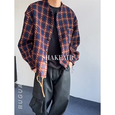 潮牌木村暗纹宽松休闲百搭外套春秋季格子长袖衬衫男J475，男装衬衫，星座1116A（原606A-3）