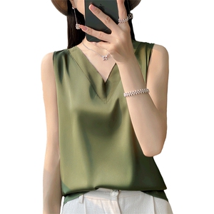 吊带背心女2024夏季新款纯色内搭上衣时尚百搭小衫图片