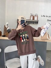 加绒卫衣火爆订单中，女装卫衣/绒衫，NOUSWEETY 诺小姐衣橱