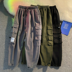 夏季新款休闲工装裤男女生青年同款休闲长裤四季款K3400-P38，男装休闲裤，星座512-2