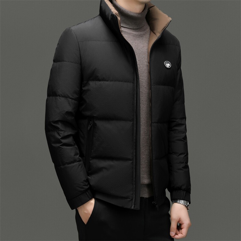 BZ9802钱塘2020-2时尚休闲简约冬季厚款中年男士羽绒服P240,男装羽绒服,钱塘207-2