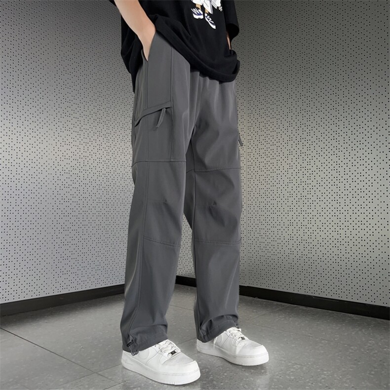 休闲裤男韩版潮流高街帅百搭2023夏季新款ins宽松束脚K4043-P35,男装休闲裤,星座412-3