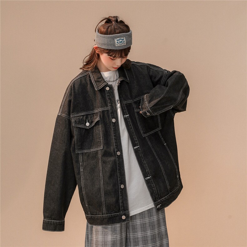 25新款抖音品质中性情侣夹克潮流宽松休闲外套2018/P98/148,男装夹克,星座202-3