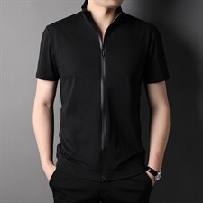 POLO衫男上衣半袖男装衣服男士体恤衫T恤潮牌休闲翻领爸爸短袖男,男装T恤,电商B212（原钱塘6029）
