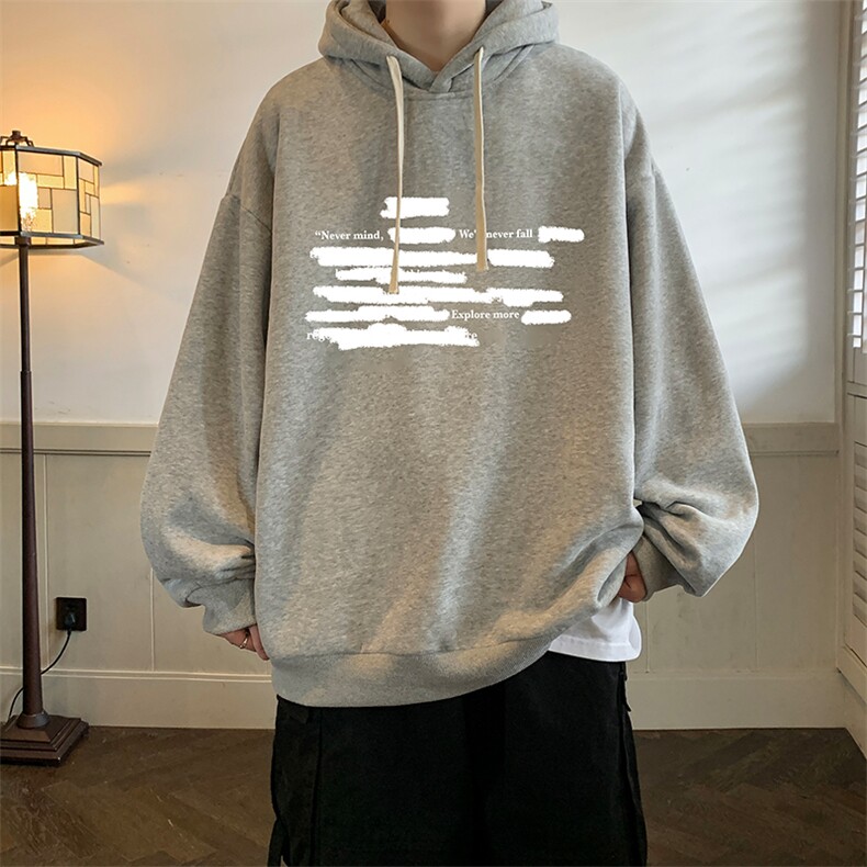 连帽卫衣男大码胖子帽衫大号运动服WY2445-P35,男装卫衣,电商A040