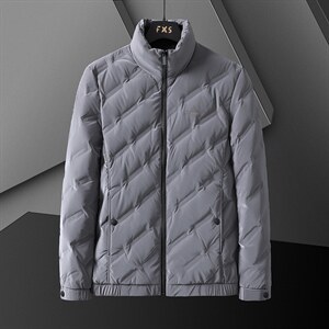 2067P145冬季男士休闲轻薄羽绒服外套保暖防寒羽绒衣外衣,男装羽绒服,星座115A(原星座507）