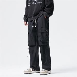 冲锋裤男春季裤子新款机能工装裤潮流宽松直筒休闲裤 GK127-P45图片
