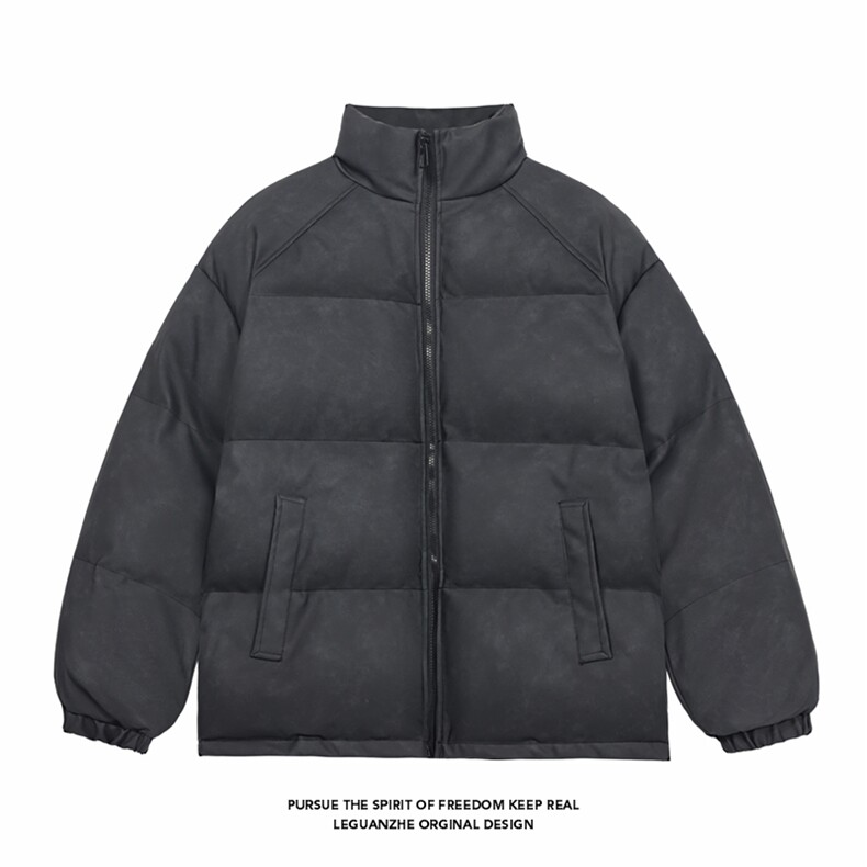 2024冬季新款白底现货1W件脏脏色皮棉衣M-5XHM24975-特P80,男装棉衣,电商A022