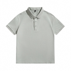 品质常年款得物白底图纯色光版翻领短袖polo衫男t恤T0257-特P40，男装T恤，电商D342-2