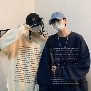 ！ 圆领卫衣男装港风长袖T恤男外套男WY165-P28图片