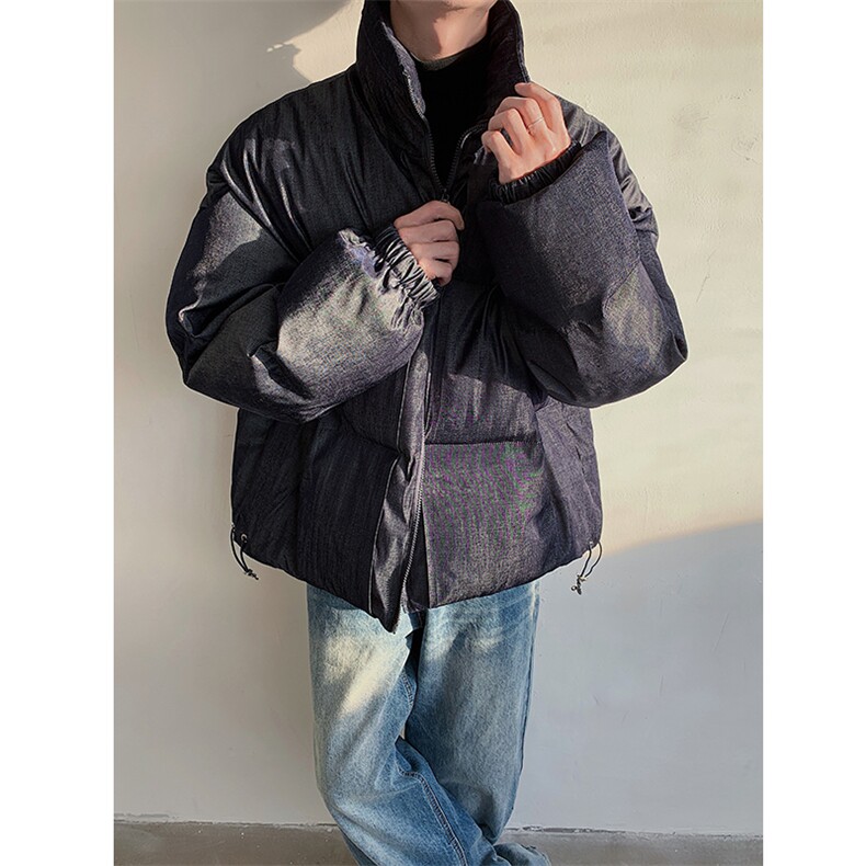 冬季短款立领面包服外套男韩系宽松休闲加厚保暖棉服-MY101-特95,男装棉衣,电商B289