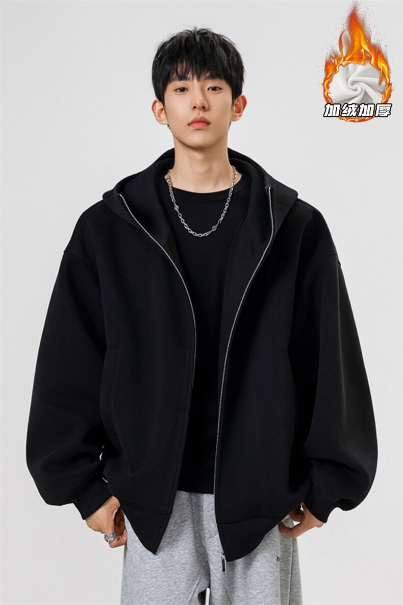 2025HW25862加绒无影墙大码奥利绒连帽卫衣M-5XHW25963-特P65,男装卫衣,电商A022