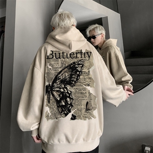 420克麂皮绒潮牌重磅连帽卫衣力推大码男XZ517A-2-JP9904-P55图片