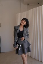 有趣的套装～不爱温柔就爱酷，女装职业装，GN