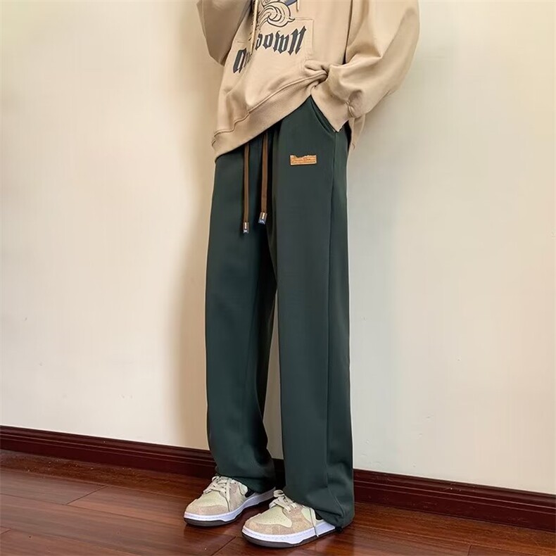 运动卫裤直筒裤子男春季新款港风休闲裤K2881P30,男装休闲裤,星座1116-2