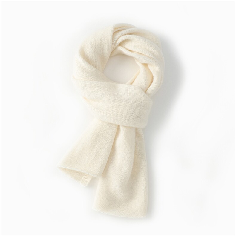 2025新款时尚百搭通勤简约休闲平面围巾，围巾，朝思纯山羊绒